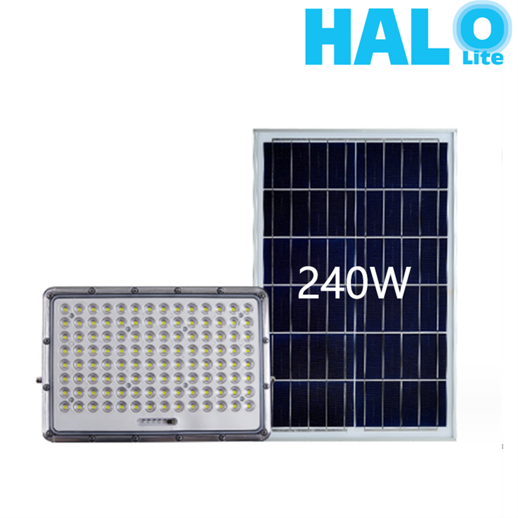 Halolite 240W High Power Display Garden Solar Panel LED Flood Light