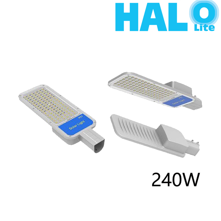 Halolite 240W Die-cast Aluminum Housing Waterproof Energy-saving Solar LED Street Light