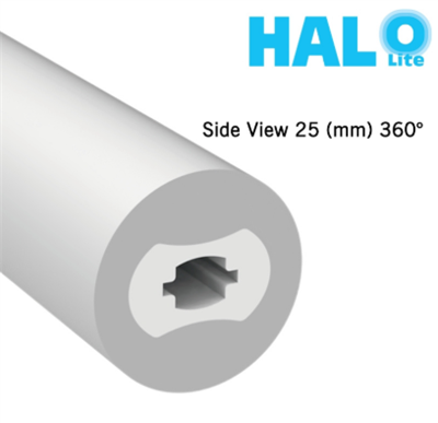 Halolite ∅ 25mm Lighting Direction 360° Indoor Anti-Fract...